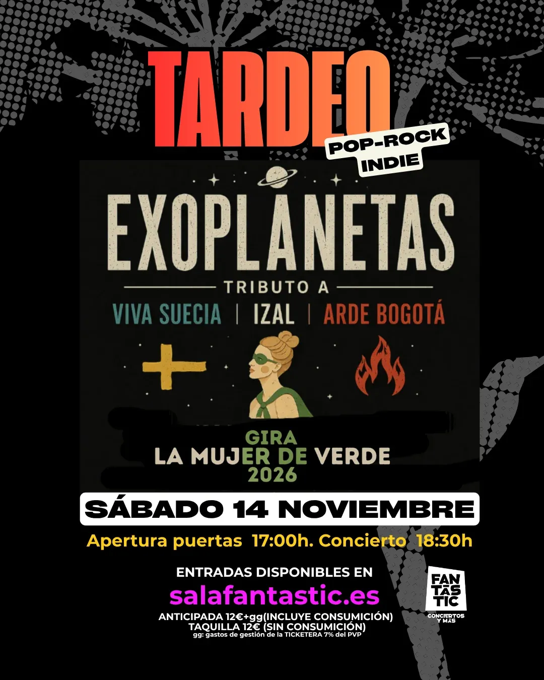 TARDEO POP ROCK INDIE – EXOPLANETAS