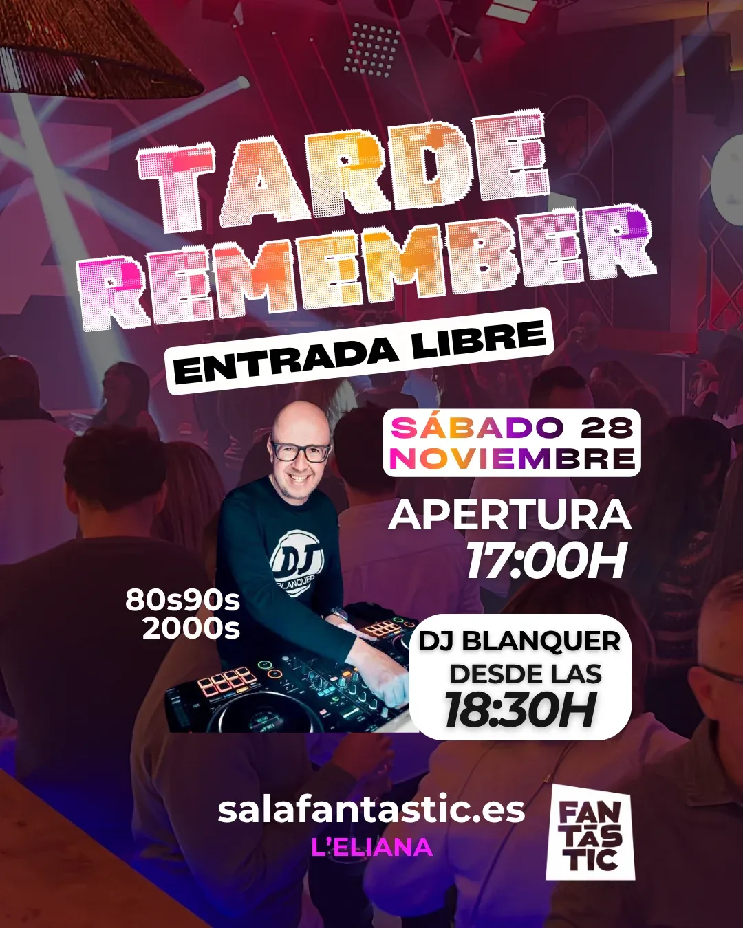TARDE REMEMBER – DJ LUIS BLANQUER