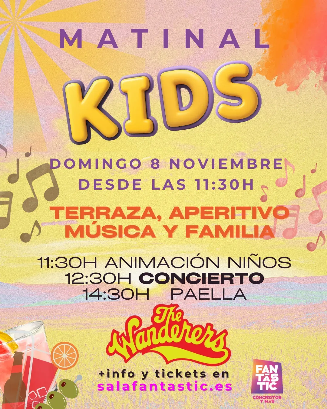 MATINAL KIDS – ANIMACION PARA NIÑOS+CONCIERTO