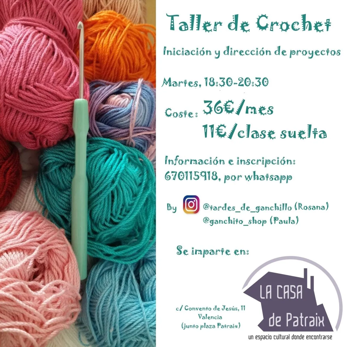 TALLER DE CROCHET – Taller