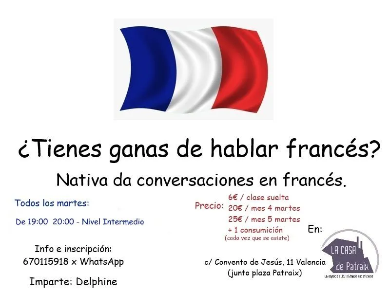 ¿Tienes ganas de hablar francés? Nivel Intermedio – Actividad